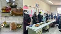برگزاری جشنواره غذای سالم از مزرعه تا سفره در خانه بهداشت فند شبکه بهداشت و درمان شهرستان گرمسار